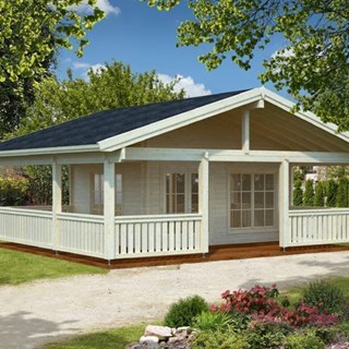 BUNGALOW MADERA AGNETA 18,8 + 28,8 M2 - Imagen 1