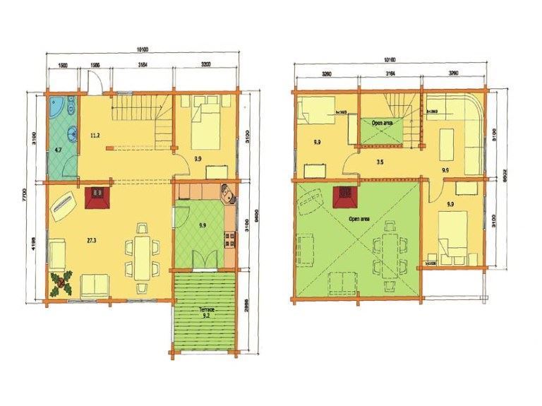 CASA DE MADERA OLIVIA 105,4M2 - Imagen 2