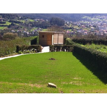 CASETA MADERA CEDEIRA 3,5X2 + INVERNADERO - Imagen 2