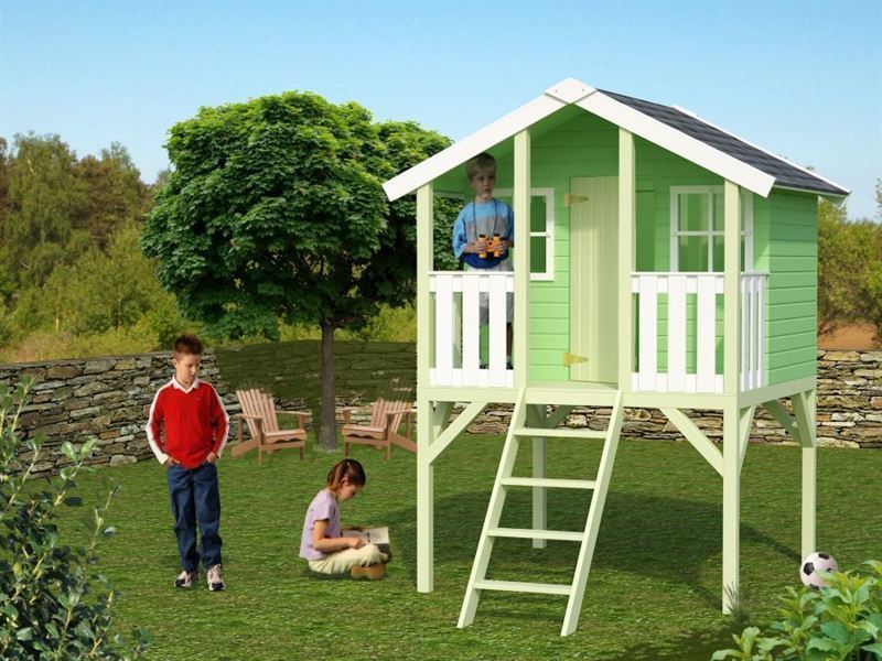 CASITA MADERA INFANTIL TOBY 2,1 M2 - Imagen 1