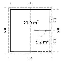GARAGE MADERA ROGER 21,9 + 5,2 M2 - Imagen 2