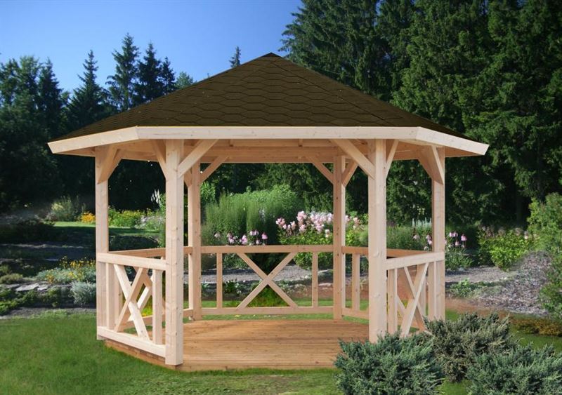 PERGOLA MADERA BETTY 9,9 M2 - Imagen 1