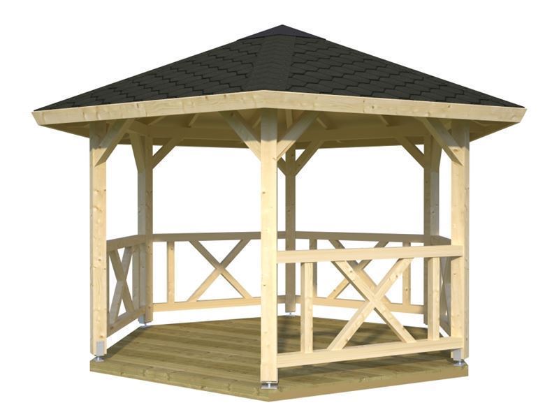 PERGOLA MADERA BETTY 9,9 M2 - Imagen 3