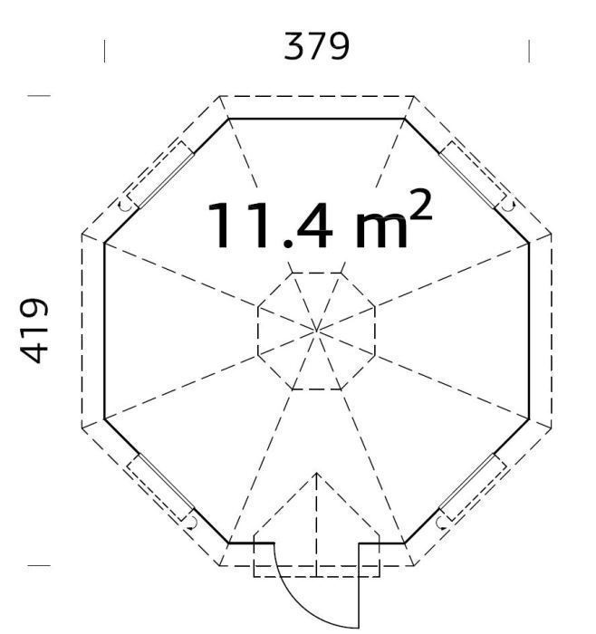 PERGOLA MADERA EVA 11,4 M2 - Imagen 3