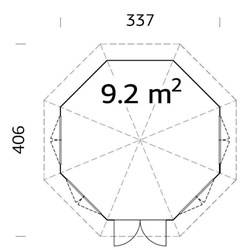 PERGOLA MADERA VERONICA 4 9,2 M2 - Imagen 2