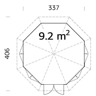 PERGOLA MADERA VERONICA 4 9,2 M2 - Imagen 2