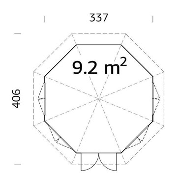 PERGOLA MADERA VERONICA 4 9,2 M2 - Imagen 2