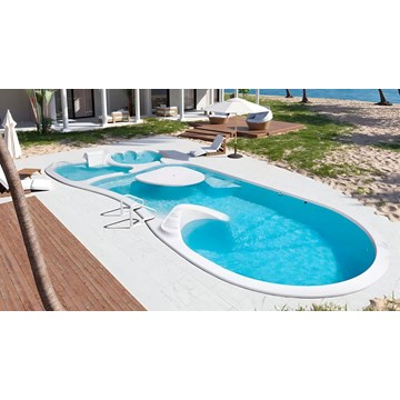 PISCINA BAIA BLANCA 10.05 x 4.40 x 1.60 M - Imagen 1