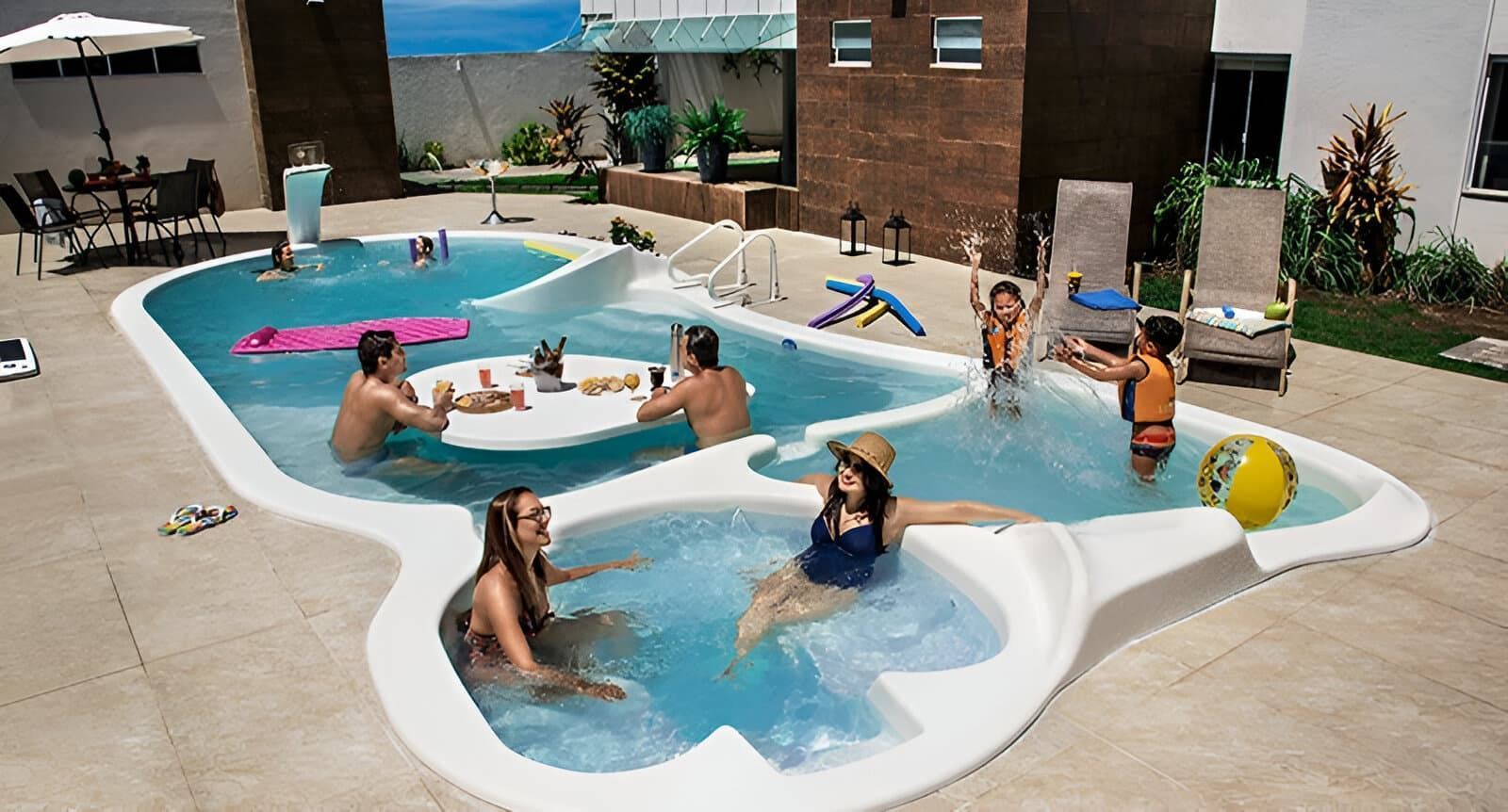 PISCINA BAIA BLANCA 10.05 x 4.40 x 1.60 M - Imagen 2