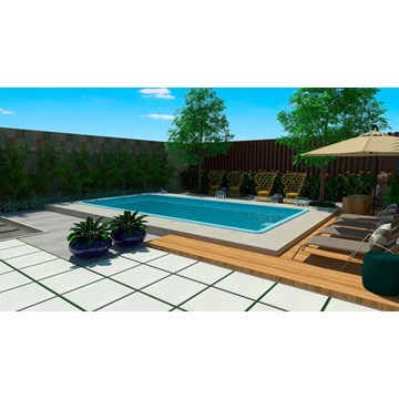 PISCINA BIARRITZ 8.00 x 4.00 x 1.50 M - Imagen 1