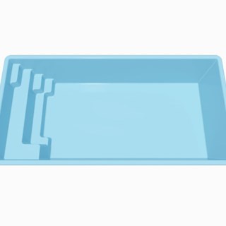 PISCINA BIARRITZ 8.00 x 4.00 x 1.50 M - Imagen 2