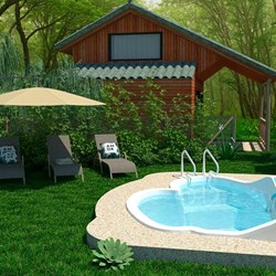 PISCINA BUZIOS 4.00 x 2.38 x 0.90 M - Imagen 2