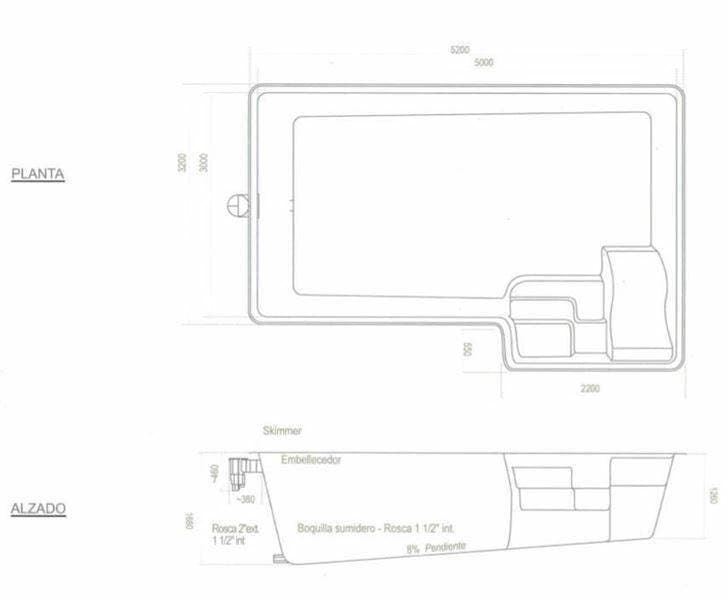 PISCINA CONFORT 500L - Imagen 2