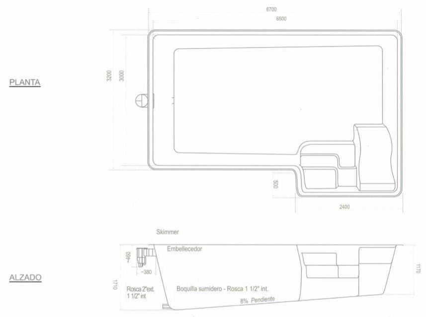 PISCINA CONFORT 650L - Imagen 2