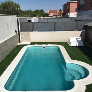 PISCINA FORMENTERA 5 - 5.50 x 2.50 x 1.12 / 1.64 M - Imagen 2