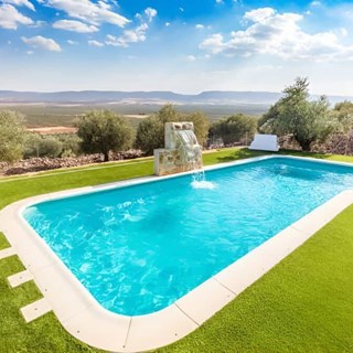 PISCINA HAITÍ 10 - 10.00 x 4.00 x 1.10 / 1.95 M - Imagen 1