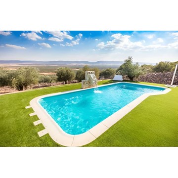 PISCINA HAITÍ 10 - 10.00 x 4.00 x 1.10 / 1.95 M - Imagen 1