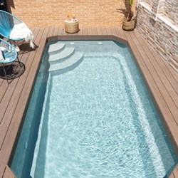 PISCINA IBIZA 4.4 - 4.40 x 2.28 x 1.00 / 1.30 M - Imagen 1
