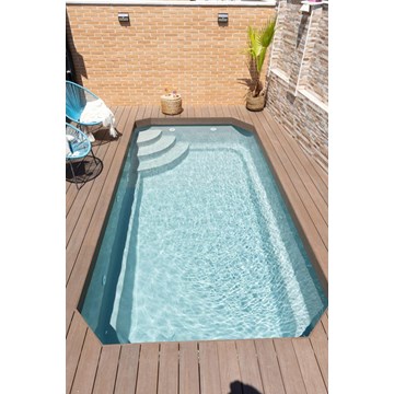 PISCINA IBIZA 4.4 - 4.40 x 2.28 x 1.00 / 1.30 M - Imagen 1