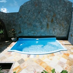 PISCINA ILHA DO MEL 4.00 x 2.30 x 1.00 M - Imagen 1