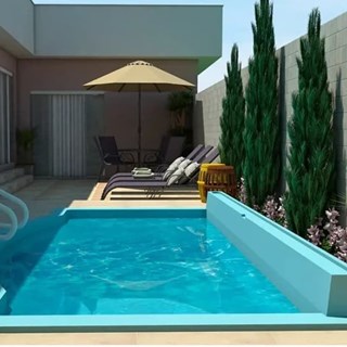 PISCINA ILHA DO MEL 4.00 x 2.30 x 1.00 M - Imagen 2