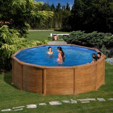 PISCINA MAURITIUS KITPR358WO REDONDA 350 x 132CM ALT - Imagen 1