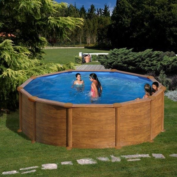 PISCINA MAURITIUS KITPR458WO REDONDA 460 x 132CM ALT - Imagen 1