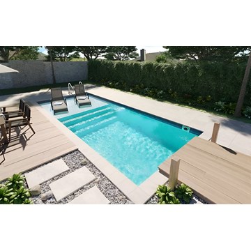 PISCINA PLAYA DEL CARMEN - 7.00 x 3.30 x 1.40 M - Imagen 2