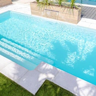 PISCINA SENA 6 - 6.50 x 2.85/3.30 x 1.40 M - Imagen 1