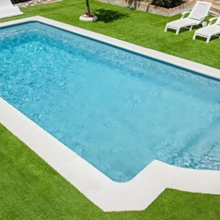 PISCINA SICILIA 6 - 5.80 x 3.20 x 1.10 / 1.60 M - Imagen 1