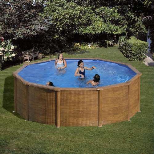 PISCINA SICILIA KITPR453W REDONDA 460 x 120CM ALT - Imagen 1